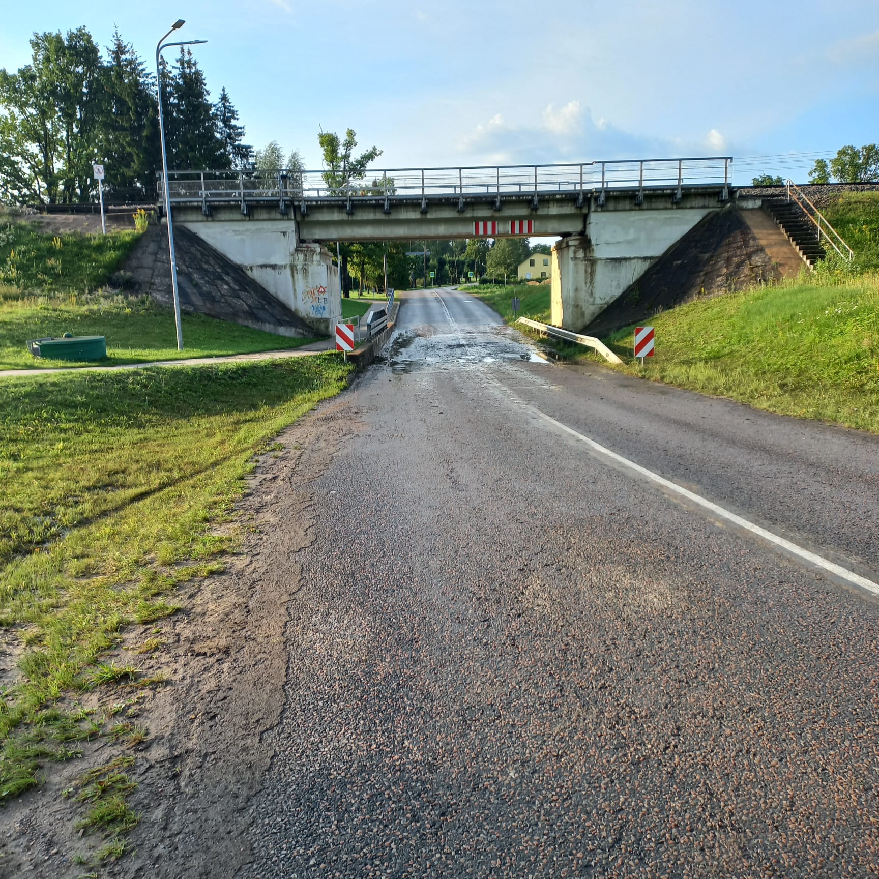 Nītaures ielas lietus kanalizācijas sūkņu stacijas darbība apstājusies